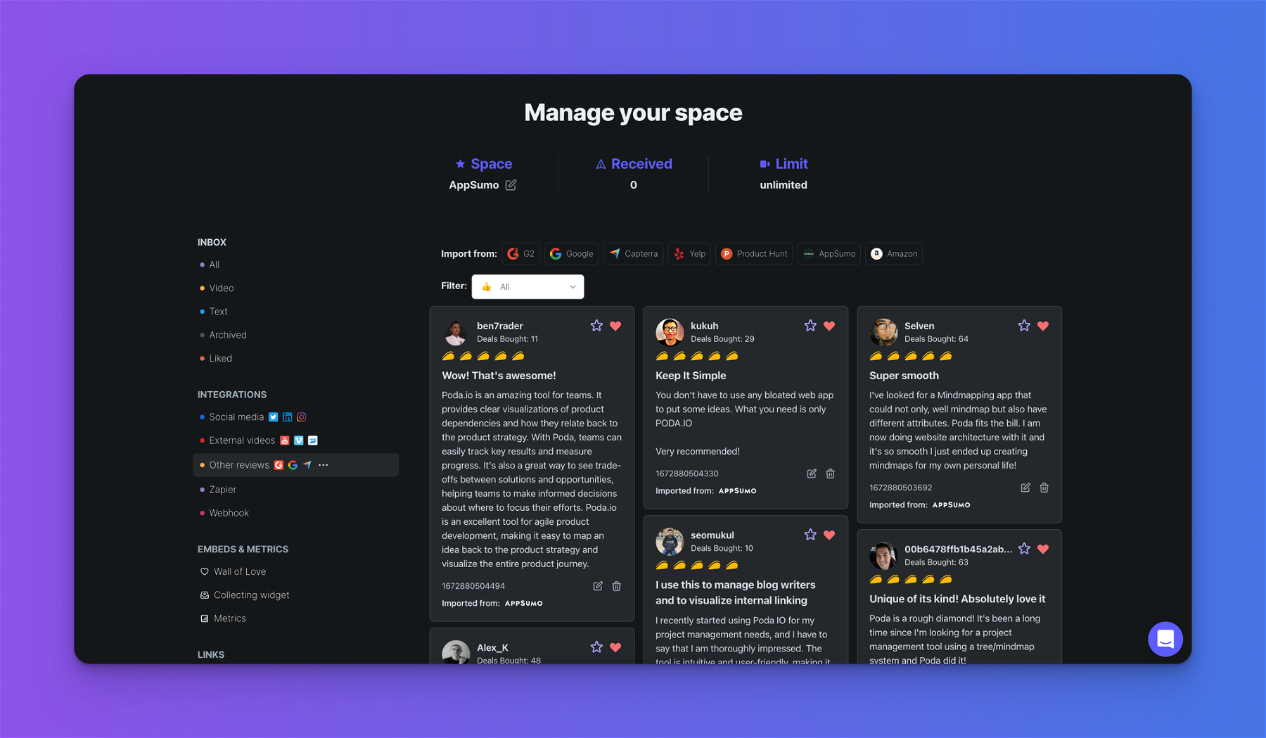 Saved AppSumo review