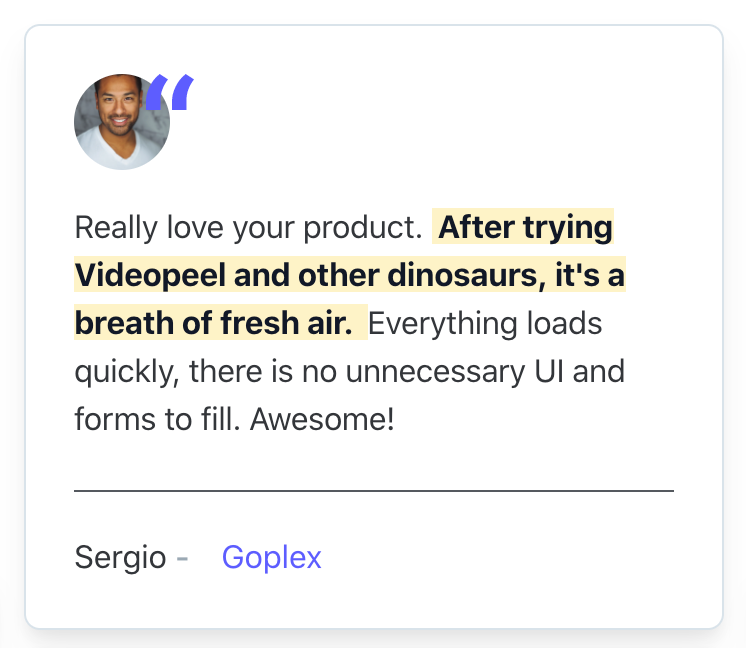 Highlighted text example